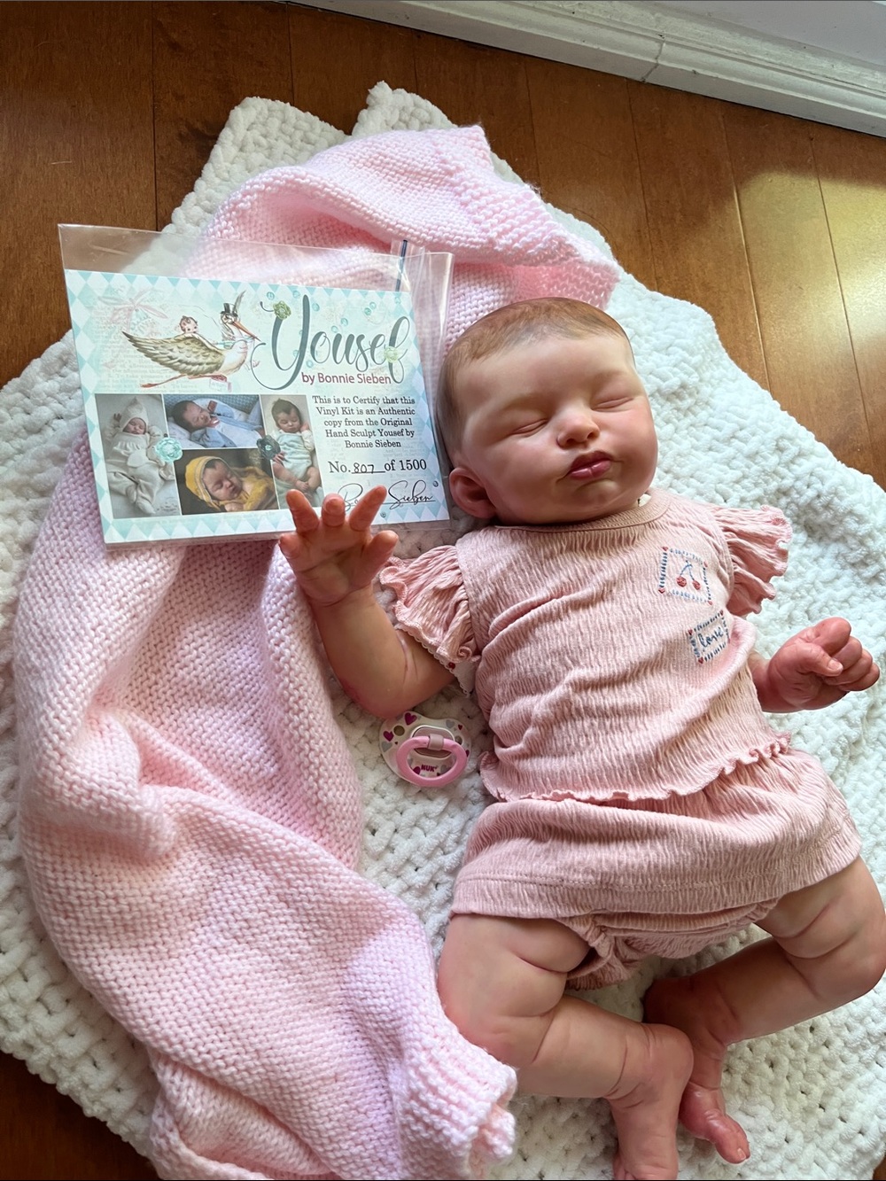 AUTHENTIC Reborn baby Yousef by Bonnie Sieben